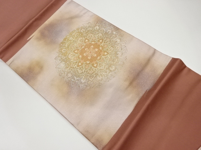 リサイクル　華紋模様織出し名古屋帯